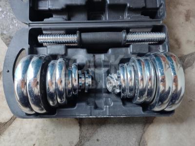 Новые парные гантели общий вес 20кг в подарок идет ящик для гантель