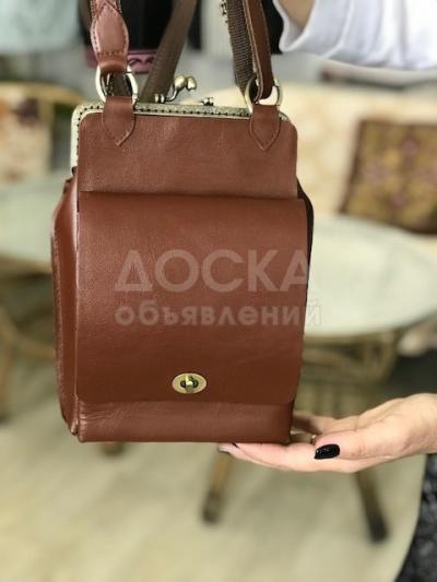 женская сумка - Жанелль-16  Терракот гладкий. Антик