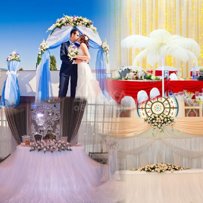 Флористика. Воздушные шары. Декор тканями.