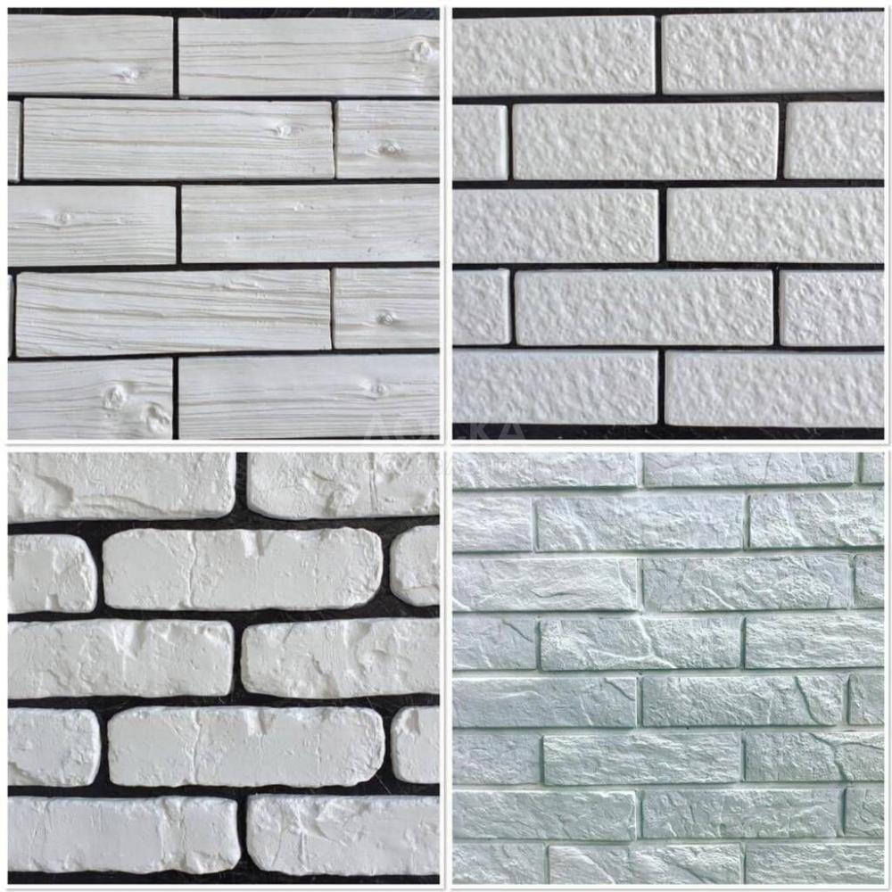 Гипсовый декоративный кирпич, камень, плитка.
Более 15 видов в наличии и на заказ 
Гарантия качества.