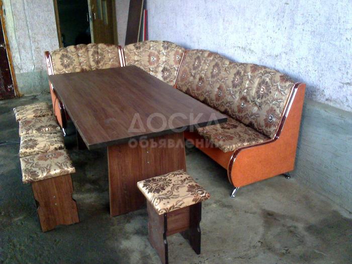 мягкие кухонные уголки