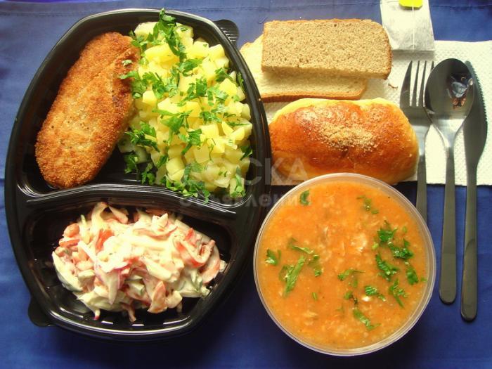 Комплексные обеды для работников офиса,стройки,цехов