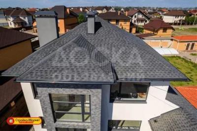 Черепица гибкая Шинглас Ранчо серая