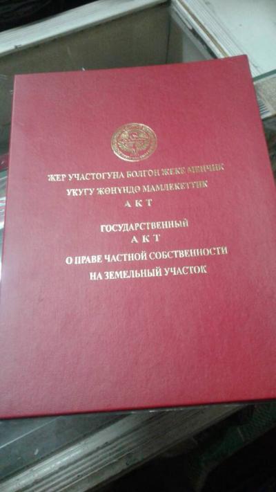 Срочно продаю земельный участок в н/с Биримдик
