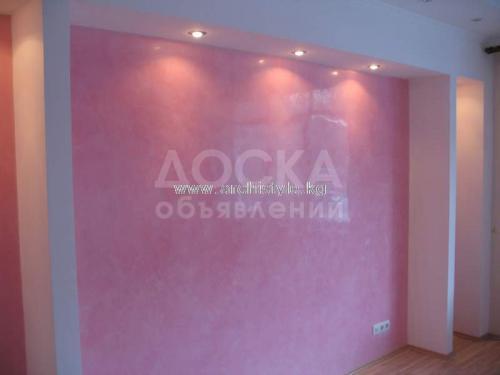 Декоративная штукатурка и фактурная отделка стен