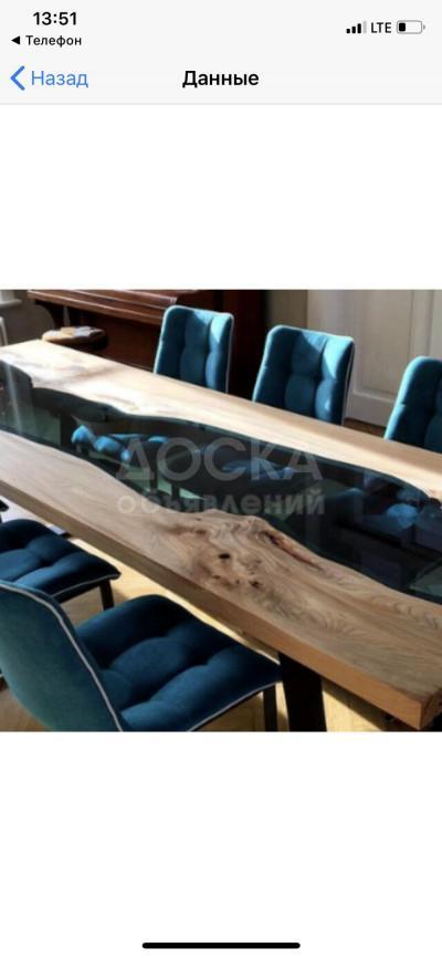 Лестницы и столы из смолы