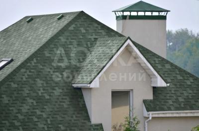 Черепица гибкая классик Кадриль Аккорд олива