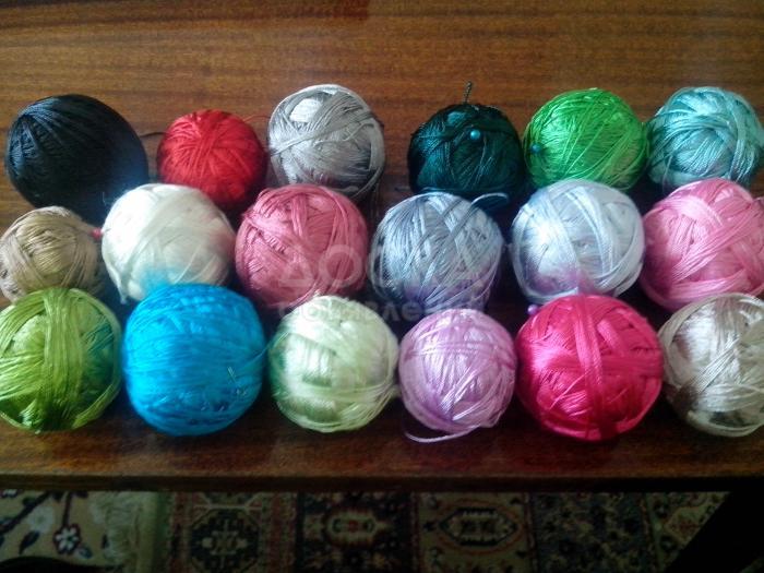 Продается шелковая пряжа (вискоза)