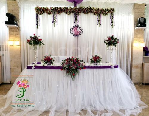 Стильное свадебное оформление от студии "JAR-JAR"