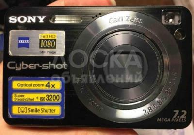 SONY DSC-W120; Full HD 1080; 7.2 мегапикселя