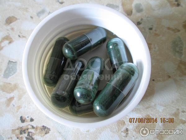 "Спирулина в капсулах Тяньши" 2000