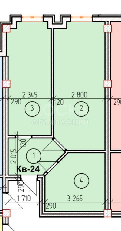 Продаю 1-комнатную квартиру, 49кв. м., этаж - 5/5, гагарина/репина.