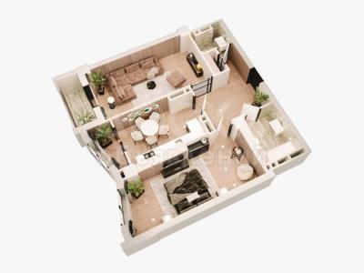 Продаю 2-комнатную квартиру, 73кв. м., этаж - 3/10, Токомбаева 23/1.