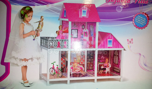 Детский домик Барби, 2-этажа. За полцены! Покупали две недели назад