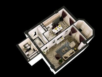 Продаю 1-комнатную квартиру, 45кв. м., этаж - 2/10, 12 мкр.