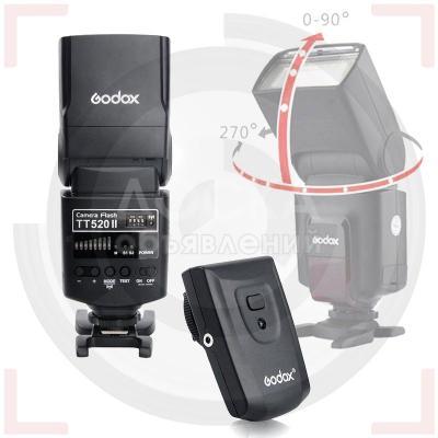 Универсальная мануальная вспышка со встроенным радио синхронизатором Godox TT520 II