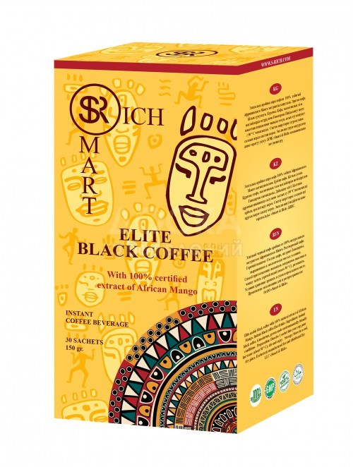 Кофе для похудения
Black coffee Mango
 Элитный черный кофе «SR» 

100% натуральный кофе сорта Арабика со 100% сертифицированным экстрактом Африканского Манго