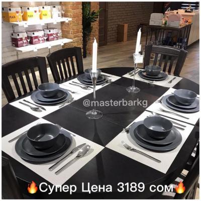 Со скидкой до 30.11.19г !!!!Набор посуды Dinera от шведского бренда ИКЕА!
В наборе 18пр на 6 персон:

тарелка (26 см), десертная тарелка (20 см) и миска (диам. 14 см, высота 6 см), по 6 штук.
