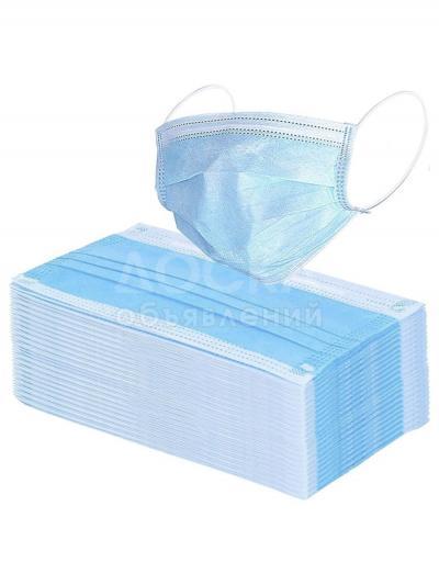 Медицинские маски 3-х слойные
