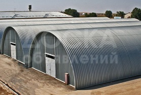 Бескаркасные ангары
