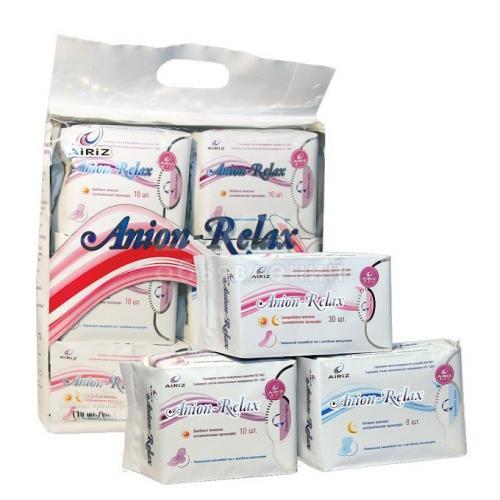 Женские гигиенические прокладки Anion-Relax AIRIZ