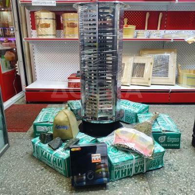 Акция!!! Купи электрокаменку Zota Viza и получи коробоки камней и выносной пульт в комплекте