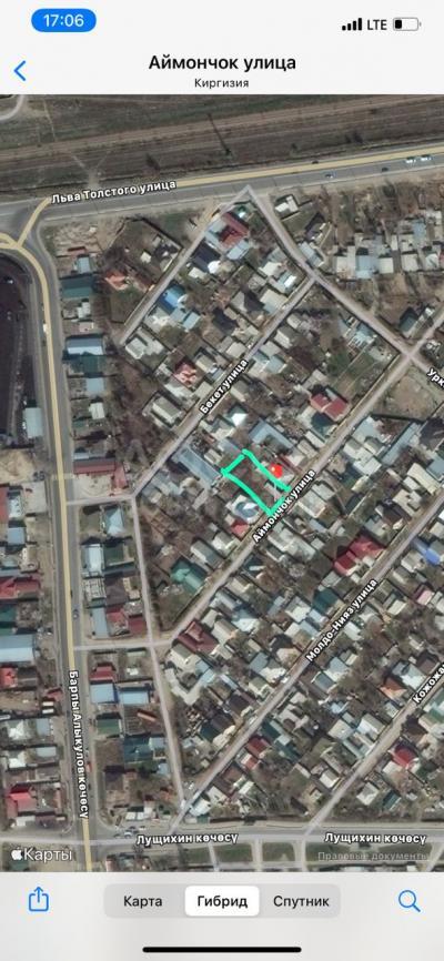 Продаю участок под строительство, 6 соток Аймончок.