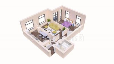 Продаю 2-комнатную квартиру, 62кв. м., этаж - 2/9, Коперника 26/2.