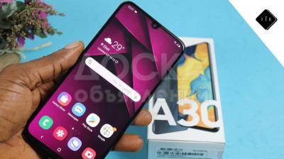 Продается Samsung A30, 2019 года.  Face ID, отпечаток, 2 сим-карты - все отлично работает