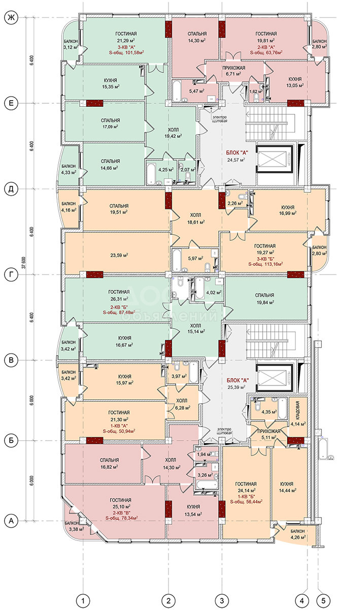 Продаю трех комнатную квартиру в строящемся доме