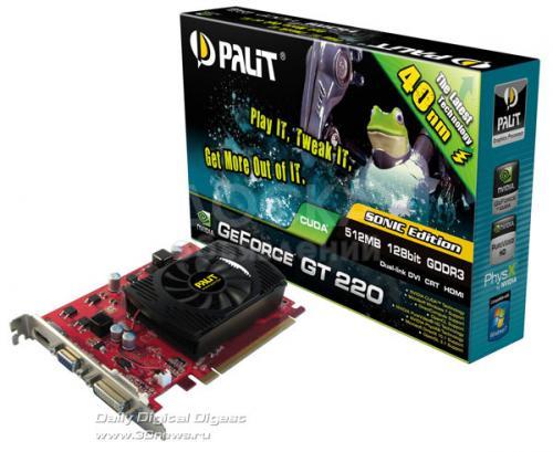 Продаю видеокарту NVidia GeForce GT 220 1024 Мб 128 бит