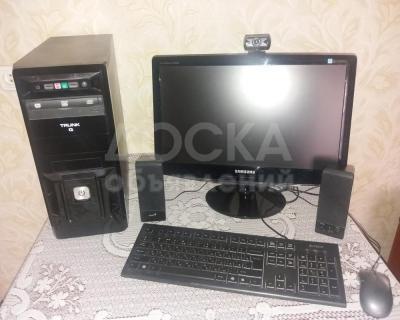 Продаю 2-ядерный компьютер с 20 дюймовым монитором