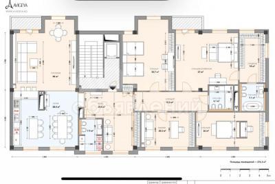 Продаю 5-комнатную квартиру, 227кв. м., этаж - 2/4, Токтоналиева 153/1.