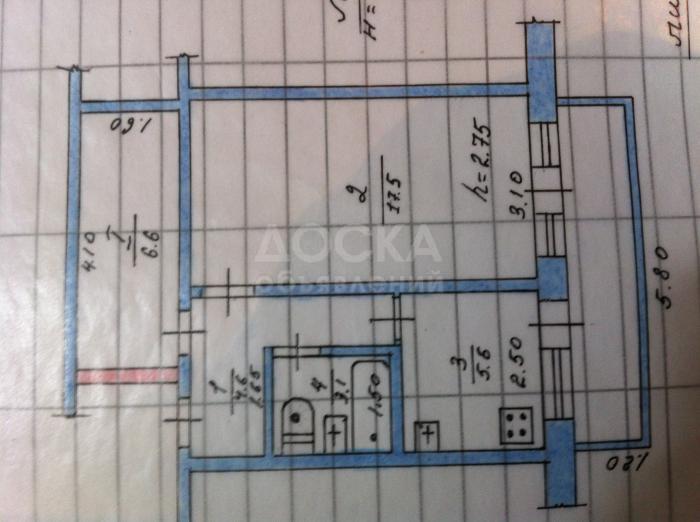 Продаю квартиру 1-ком., 45кв. м., этаж - 2/5, ул.Ауэзова,