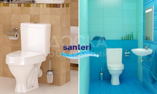 Сантехника Santeri(Россия)Раковины,Унитазы.Ванны чугунные