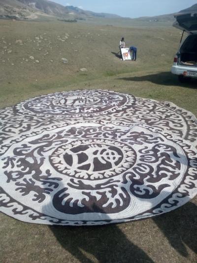 Натуральный войлочный шырдак!