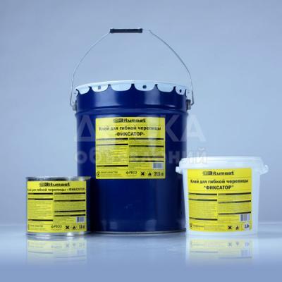 клей для гибкой черепицы "фиксатор" bitumast