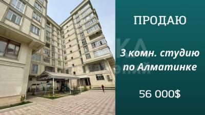 Продаю 3-комнатную квартиру, 70кв. м., этаж - 8/10, Алматинка/Шоокум.