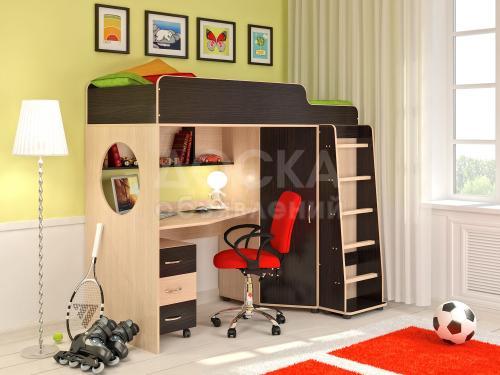 Кровать в виде чердака