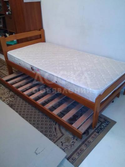 Новая кровать, односпальная взрослая, дерево, Малайзия и матрац ортопедический фирмы Экол, качество.