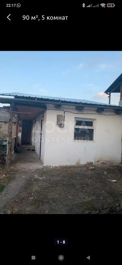 Продаю дом 4-ком. 90м2кв. м., этаж-1, 5-сот., стена кирпич, Город бишкек район зап. Автовокзала.