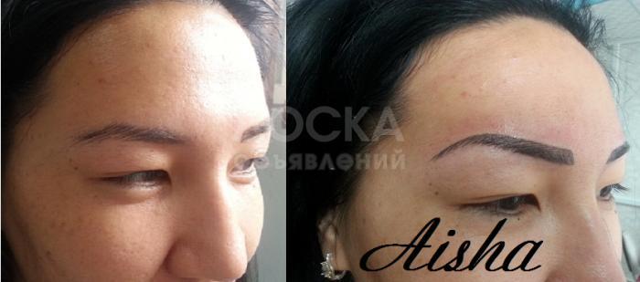 Татуаж век, губ,бровей.