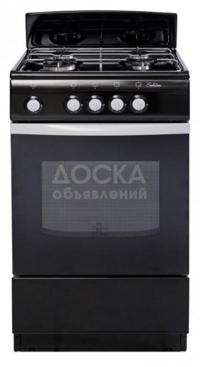 8187 - ГАЗОВАЯ ПЛИТА DE LUXE 5040.38Г ЧЁРНАЯ