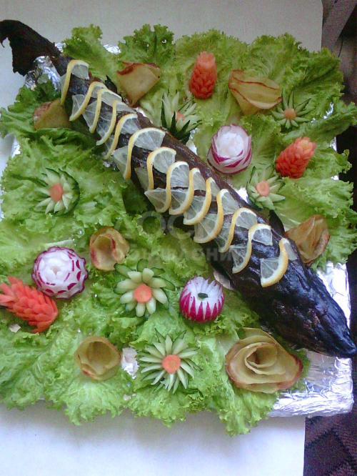 Рыба с оформлением