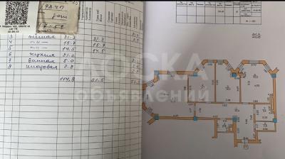 Продаю 3-комнатную квартиру, 115кв. м., этаж - 6/10, Азия молл.