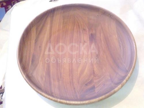 Нарды, шахматы и табак(для плова). Все сделано из ореха!