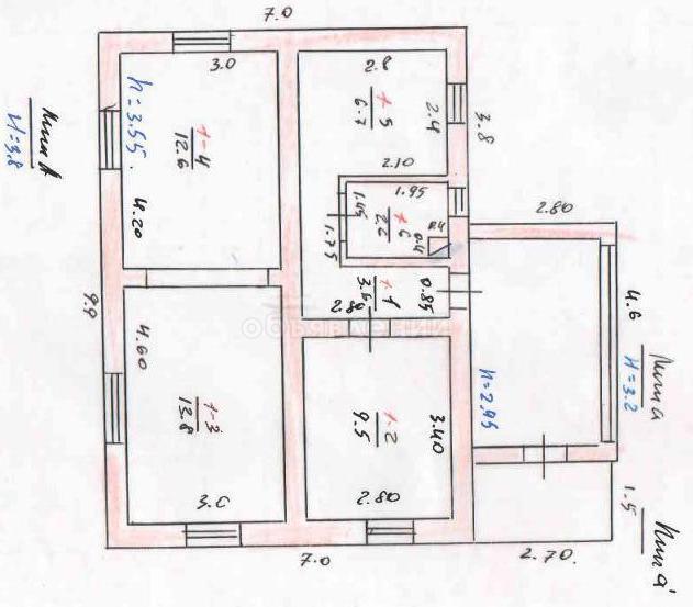 Продаю дом из 4-х комнат.