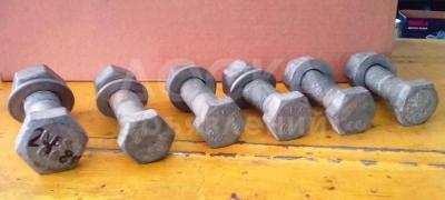 Комплект БОЛТОВ с ГАЙКОЙ и ШАЙБОЙ (Произ-во СССР, РФ).