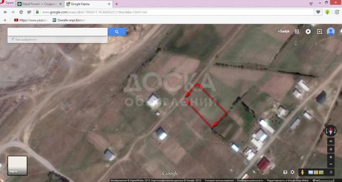 Продаю участок с. Исмаил Сокулук