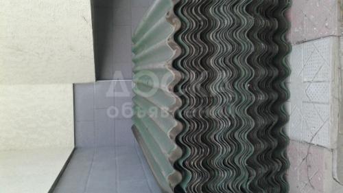 Продаю б/у андулин зеленного цвета в количестве 120-150 шт.